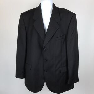 Andrew Fezza Super 100’s Wool Pinstripe Blazer Jacket